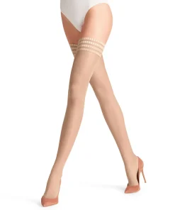 Falke Selvsiddende/ Overknee<4859 COCOON - Pure Matt 20 STU Fine Stay-Up