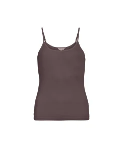 Lady Avenue Undertøj<190 COFFEE BEAN - LA - Silk Jersey Camisole