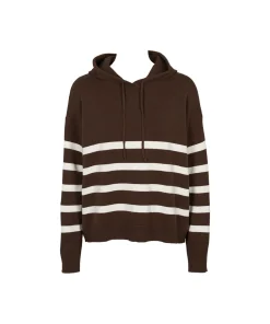 Missya Top/ Loungeshirt/ Pyjamas<037 COFFEE BEAN - Lazy Hoodie
