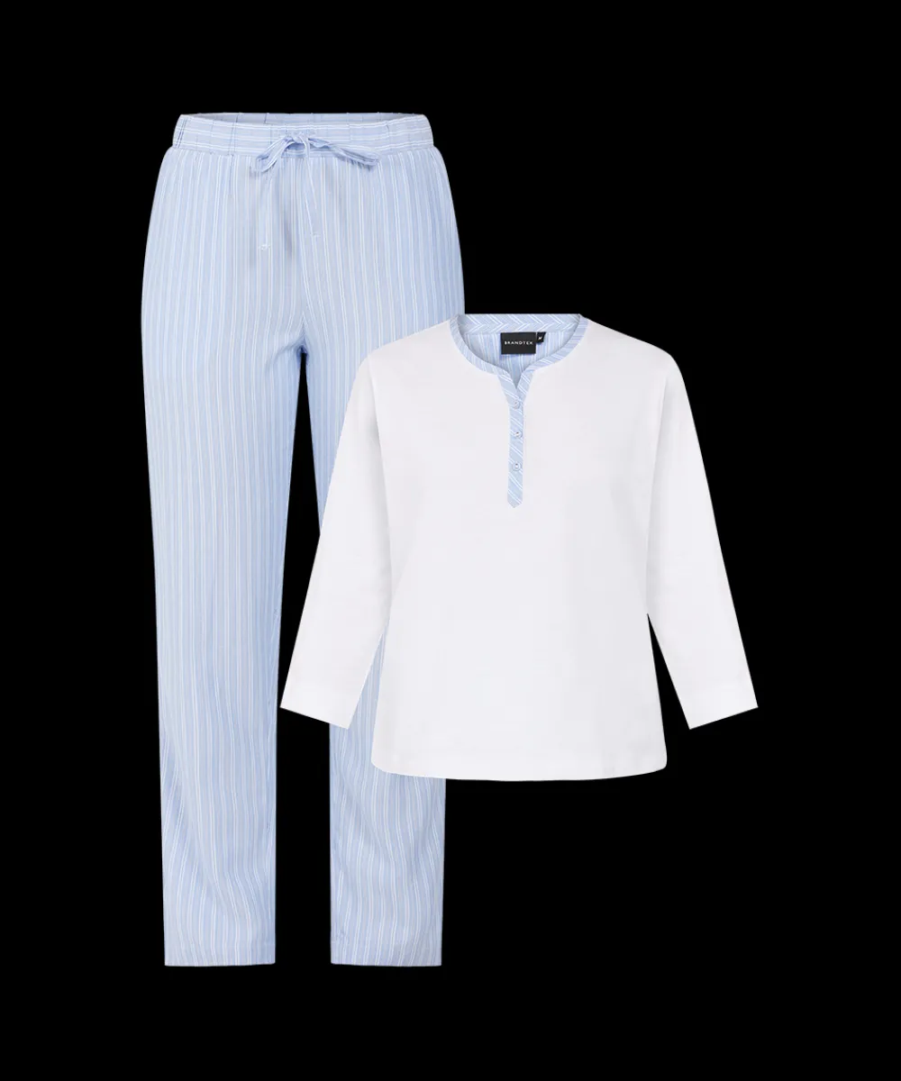 Brandtex Top/ Loungeshirt/ Pyjamas<3170 CORNFLOWER BLUE - Pyjamas
