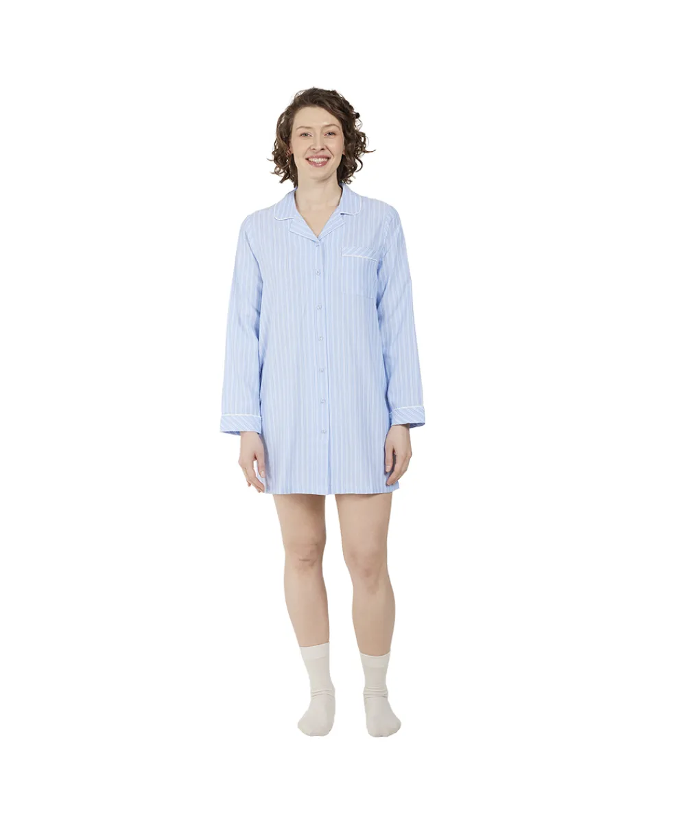 Brandtex Natskjorter/ Big Shirts|Natkjoler/ Underkjoler/ Chemiser<3170 CORNFLOWER BLUE - Night wear