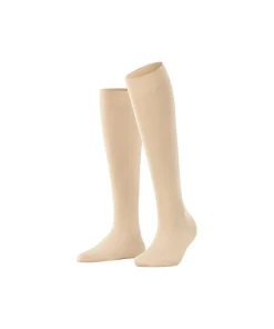 Falke Knæstrømper<4011 CREAM - Cotton Touch KH Knee High
