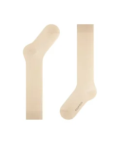 Falke Knæstrømper<4011 CREAM - Cotton Touch KH Knee High
