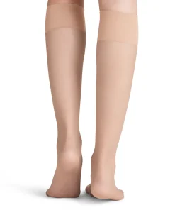 Falke Knæstrømper<4409 CRYSTAL - Pure Matt 20 KH Knee High