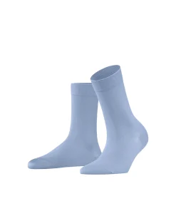 Falke Ankelstrømper/ Sokker<6290 CRYSTAL BL - Cotton Touch SO Socks
