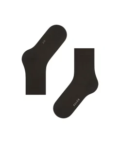 Falke Ankelstrømper/ Sokker<5233 DARK BROWN - Cotton Touch SO Socks