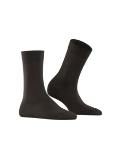Falke Ankelstrømper/ Sokker<5233 DARK BROWN - Cotton Touch SO Socks