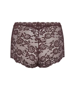 Missya Trusser<044 DARK BROWN - Lace Maxi 3-pack