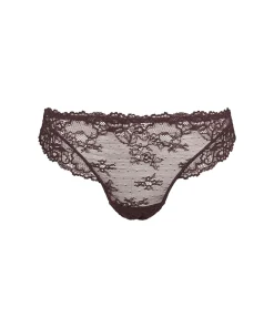 Missya Trusser<044 DARK BROWN - Lace String 3-pack