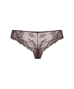 Missya Trusser<044 DARK BROWN - Lace String 3-pack