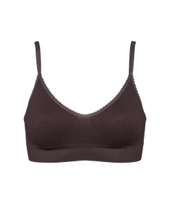 Missya Undertøj|Bh'er<044 DARK BROWN - Lucia Bh Trekant/top