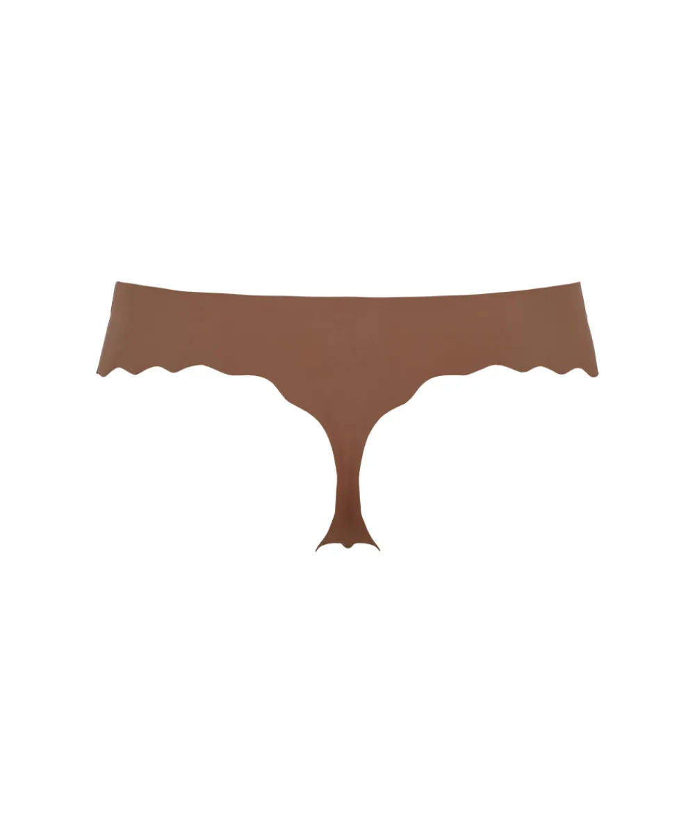 Missya Trusser<044 DARK BROWN - Seamless String 3-pack