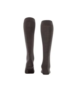 Falke Knæstrømper<5239 DARK BROWN - Softmerino KH Socks