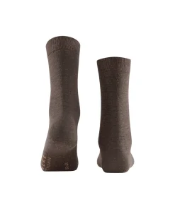 Falke Ankelstrømper/ Sokker<5239 DARK BROWN - Softmerino SO Socks