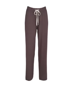 Missya Shorts/ Loungepants<044 DARK BROWN - Softness Wide Pant