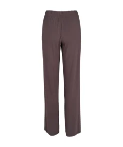 Missya Shorts/ Loungepants<044 DARK BROWN - Softness Wide Pant