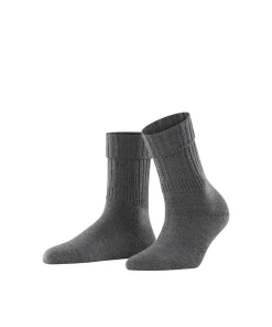 Falke Ankelstrømper/ Sokker<3070 DARK GREY - Striggings Rib SO Socks