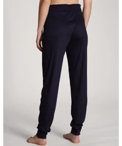 Calida Shorts/ Loungepants<339 DARK LAPIS BLUE - Circular Sleep (100% Nature Sl Pants