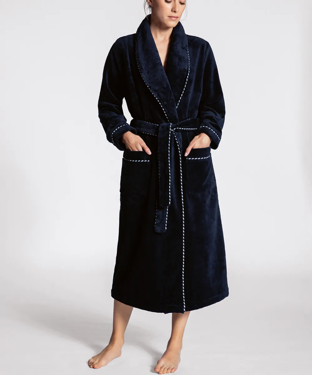 Calida Kåber<339 DARK LAPIS BLUE - Cosy Shower Bathrobe