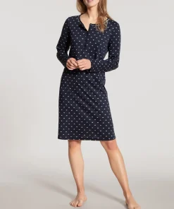 Calida Natkjoler/ Underkjoler/ Chemiser<339 DARK LAPIS BLUE - Night Lovers Sleepshirt