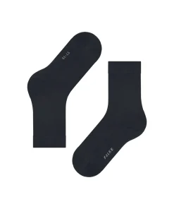 Falke Ankelstrømper/ Sokker<6370 DARK NAVY - ClimaWool SO Socks