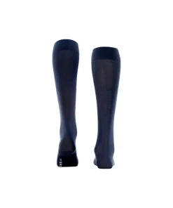 Falke Knæstrømper<6370 DARK NAVY - Cotton Touch KH Knee High