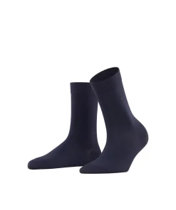 Falke Ankelstrømper/ Sokker<6379 DARK NAVY - Cotton Touch SO Fine Knit Socks