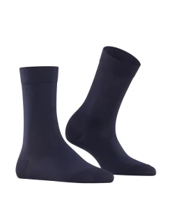 Falke Ankelstrømper/ Sokker<6379 DARK NAVY - Cotton Touch SO Fine Knit Socks