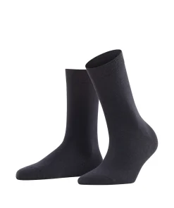 Falke Ankelstrømper/ Sokker<6379 DARK NAVY - Softmerino SO Socks