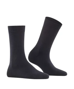 Falke Ankelstrømper/ Sokker<6379 DARK NAVY - Softmerino SO Socks