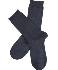 Falke Ankelstrømper/ Sokker<6379 DARK NAVY - Softmerino SO Socks