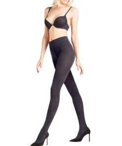 Falke Strømpebukser/ Leggings<6379 DARK NAVY - Softmerino TI Tights