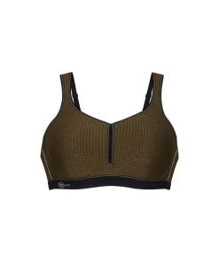 Anita Sportsbh'er|Bh'er<848 DARK OLIVE/BLACK - Sport Sports bra