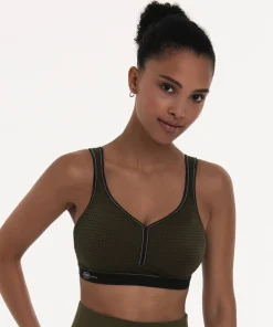 Anita Sportsbh'er|Bh'er<848 DARK OLIVE/BLACK - Sport Sports bra