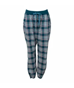 Lady Avenue Top/ Loungeshirt/ Pyjamas<180 DARK PETROL - Homewear - Cotton & satin Cotton Flannel Pyjamas