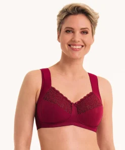 Anita Special Bh'er|Bh'er<124 DARK RED - Havanna Support bra