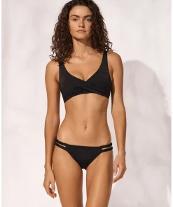 Maryan Mehlhorn Bikinier<909 DEEP BLACK - Watercult Seaside Splash Bikini Top