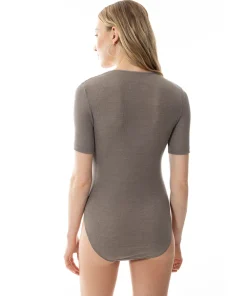 Mey Bodystocking<90 DEEP TAUPE - Wool Love Body