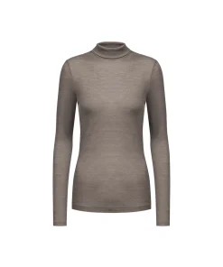 Mey Undertøj<90 DEEP TAUPE - Wool Love T-shirt Long Sleeve