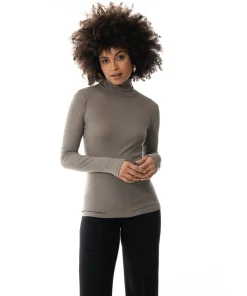 Mey Undertøj<90 DEEP TAUPE - Wool Love T-shirt Long Sleeve