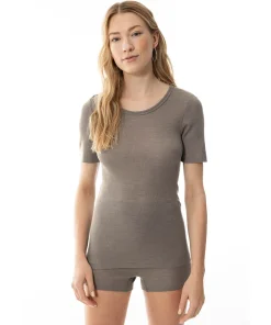 Mey Undertøj<90 DEEP TAUPE - Wool T-shirt