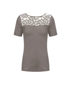 Mey Undertøj<90 DEEP TAUPE - Wool T-shirt