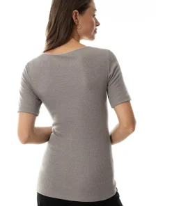 Mey Undertøj<90 DEEP TAUPE - Wool T-shirt