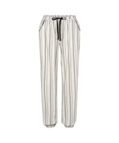 Lady Avenue Pyjamas/ Loungewear<1065 DEER/ROSE STRIPES - Bamboo Bamboo Flannel Pyjamas