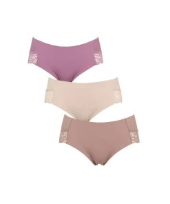 Missya Trusser<190 DUSTY ROSE - Seamless Tai W Lace 3-pack