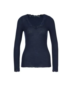 Calida Undertøj<389 ECLIPSE BLUE - Richesse Lace Top Long-Sleeve