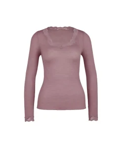 Calida Undertøj<342 ELDERBERRY - Richesse Lace Top Long-Sleeve