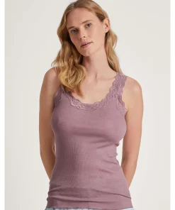 Calida Undertøj<342 ELDERBERRY - Richesse Lace Tank Top