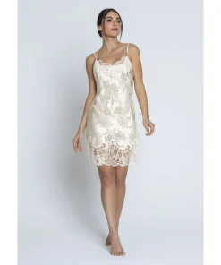 Lise Charmel Underkjoler/ Negligé|Natkjoler/ Underkjoler/ Chemiser<0199 EN/ECRU NACRE - Bellissime Night Dress