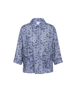 CCDK Copenhagen Top/ Loungeshirt/ Pyjamas<6060 ENGLISH MANOR AOP - Sonja Shirt